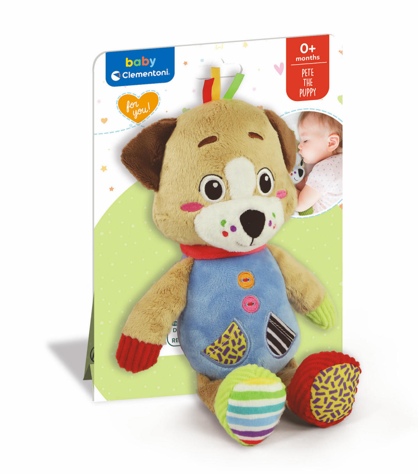 Clementoni baby pluche hond