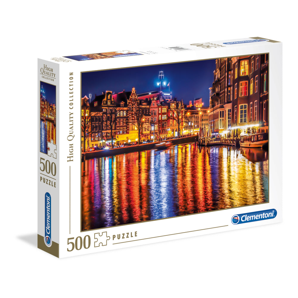 Clementoni hoogwaardige collectie puzzel amsterdam 500 stukjes