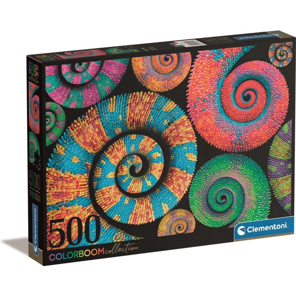 Clementoni colorboom collectie puzzel krullend 500 stukjes