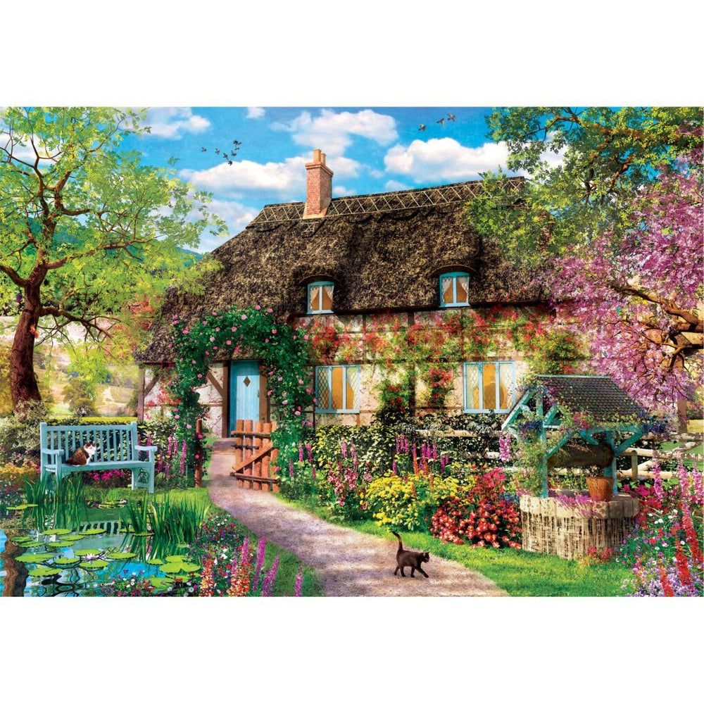 Clementoni hoogwaardige collectie puzzel + poster het oude huisje 1000 stukjes