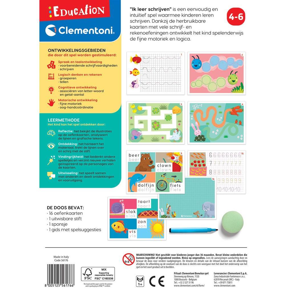 Clementoni Onderwijs Ik Leer Schrijven