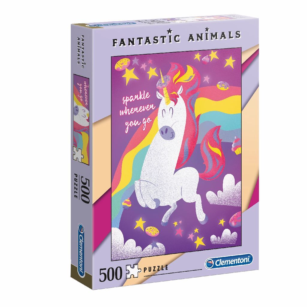 Clementoni fantastische dierenpuzzel 500 stukjes