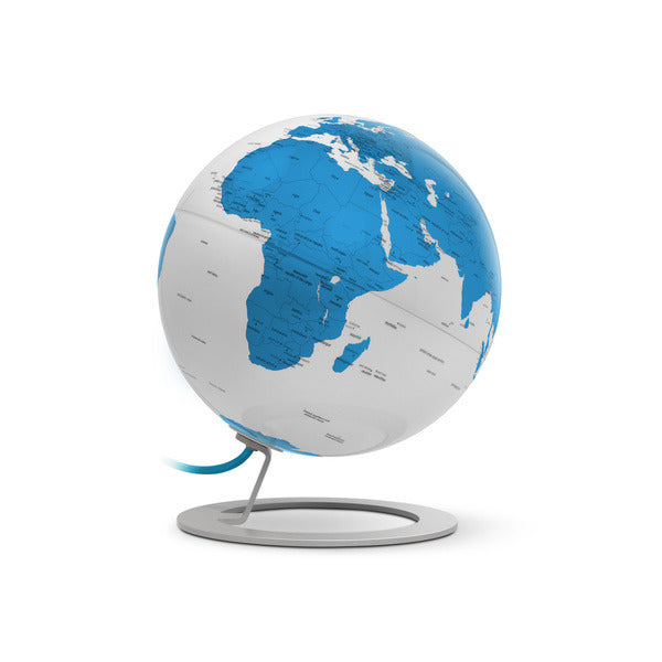 Atmosphere nr-0324igwt-gb globe iglobe licht turquoise 25 cm diameter metaal chroom