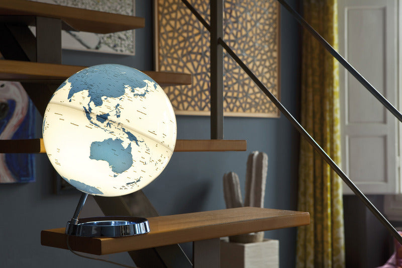 Sfeer Sfeer NR-0331F7N5-GB Globe Helder HOT Blauw 30cm Diameter Kunststof Voet Met Verlichting