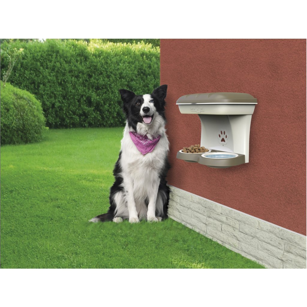 Bama hondenvoederbak 48x27x42 cm taupe