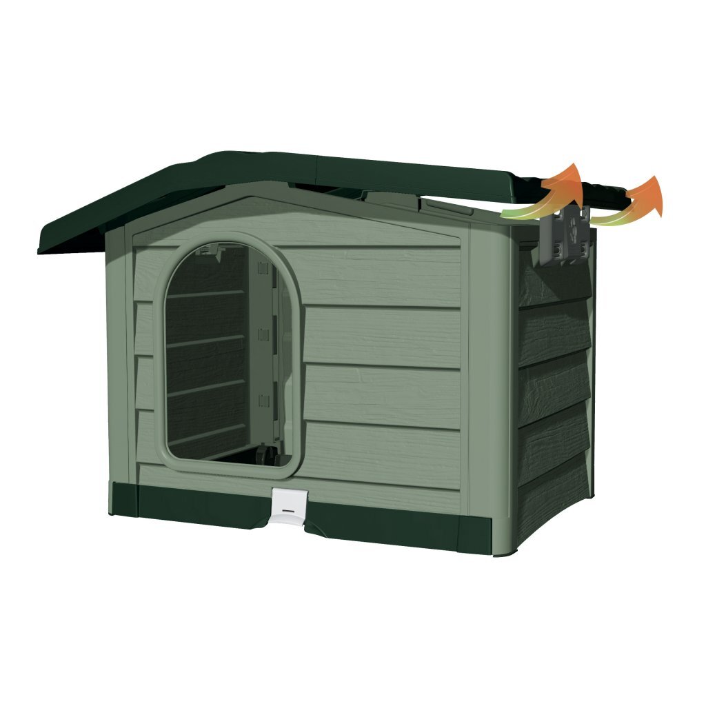 Bama pet cuccia hondenhok 89x75x62 cm groen