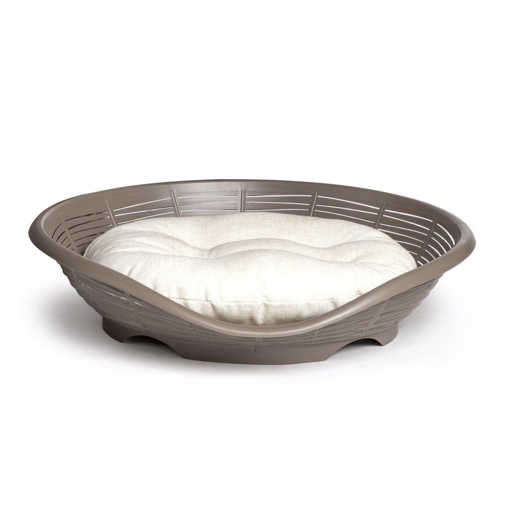 Bama huisdier pasja mand 48x46x11 cm taupe