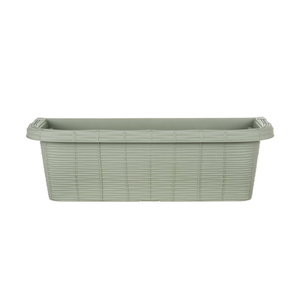 Bama fioriera bloem-balkonbak 60x20x18,5 cm saliegroen