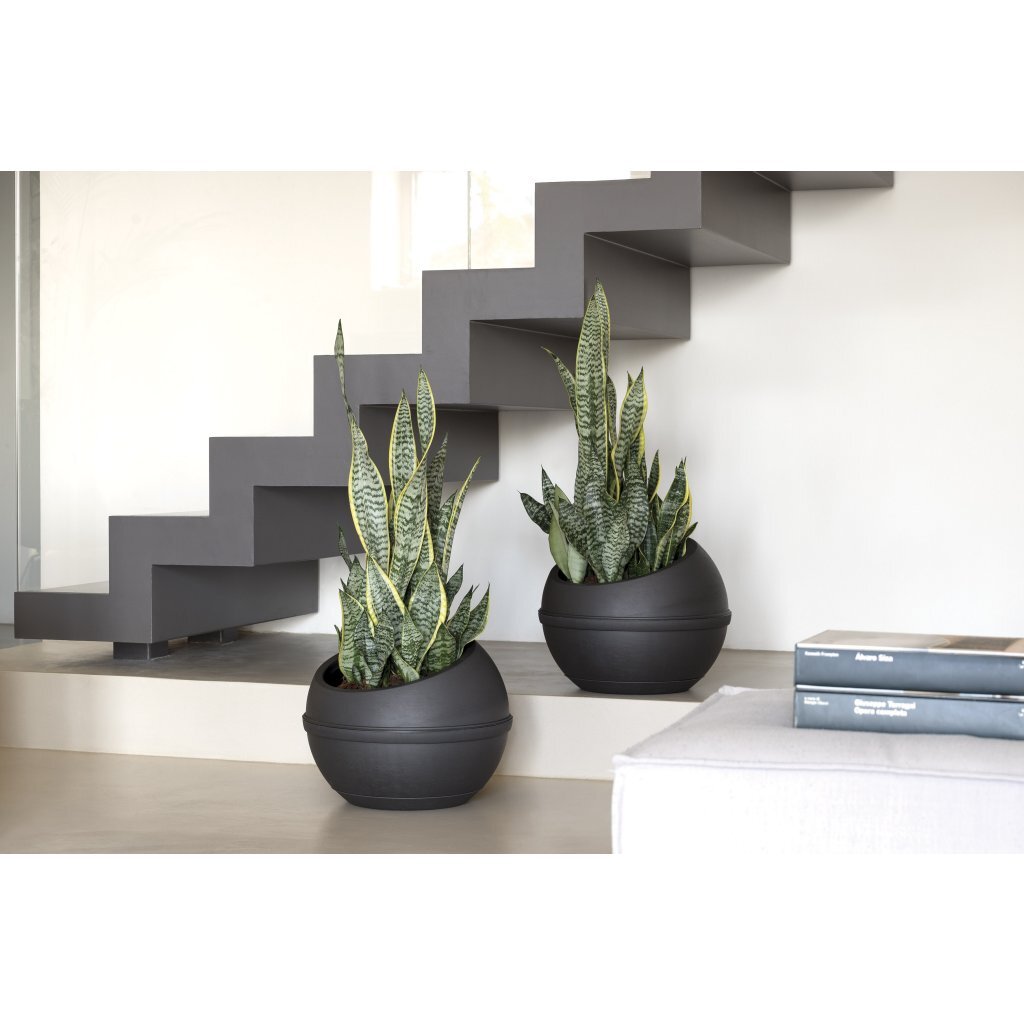 Bama sfera bloempot 23l 40,5x32 cm antraciet