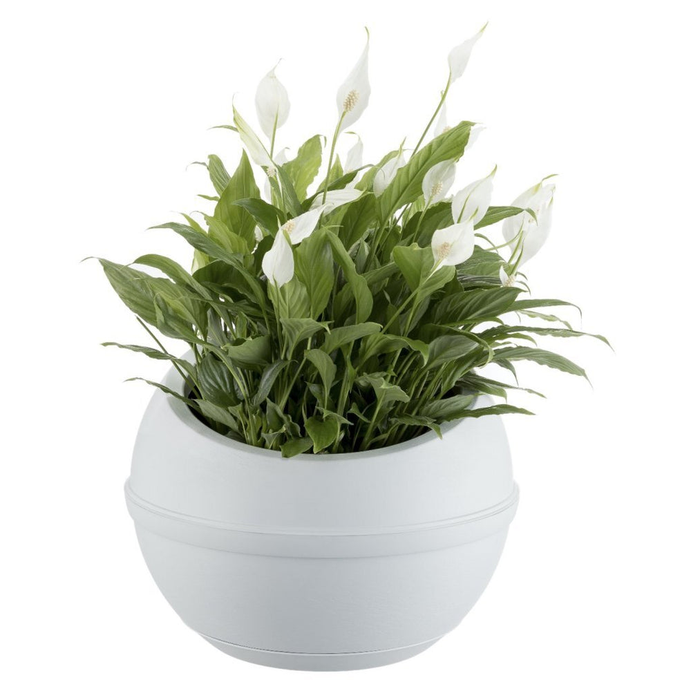 Bama sfera bloempot 23l 40,5x32 cm wit