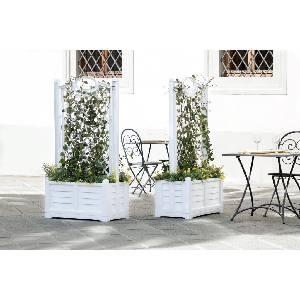 Bama fioriera losse bloemenbak 80x42,5x150 cm wit