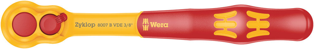 Wera zyklop ratel 8007 b vde 3 8 (rood geel)