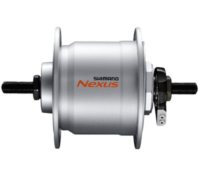 Moyeu dynamo Shimano Nexus DH-C3000-3N 3 Watt - 36 trous - frein sur jante - argent
