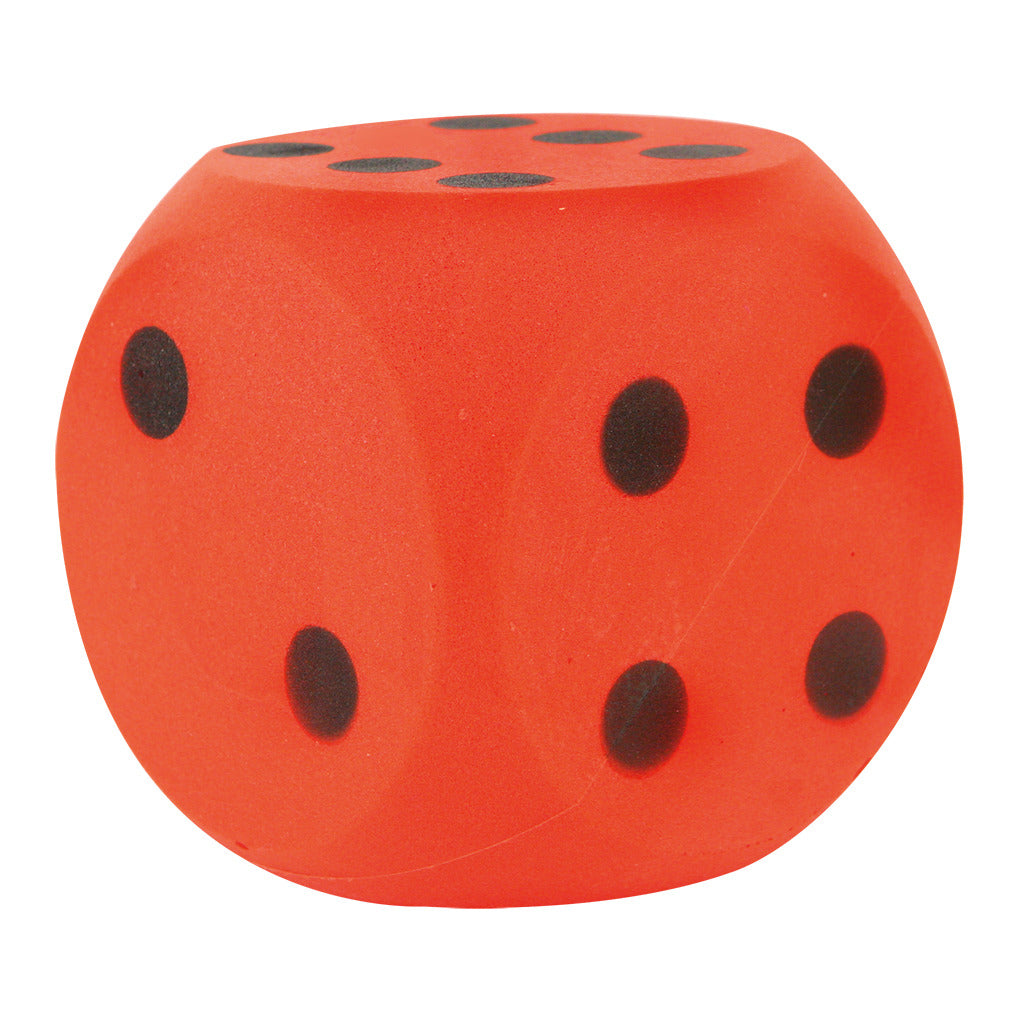 Basis dobbelsteen zacht rood 16 cm