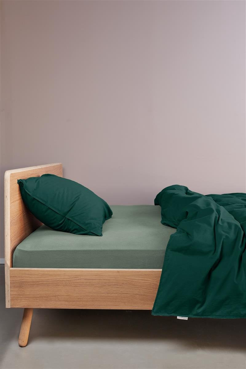 Beddinghouse - jersey - hoeslaken - 90x200 220 cm - groen