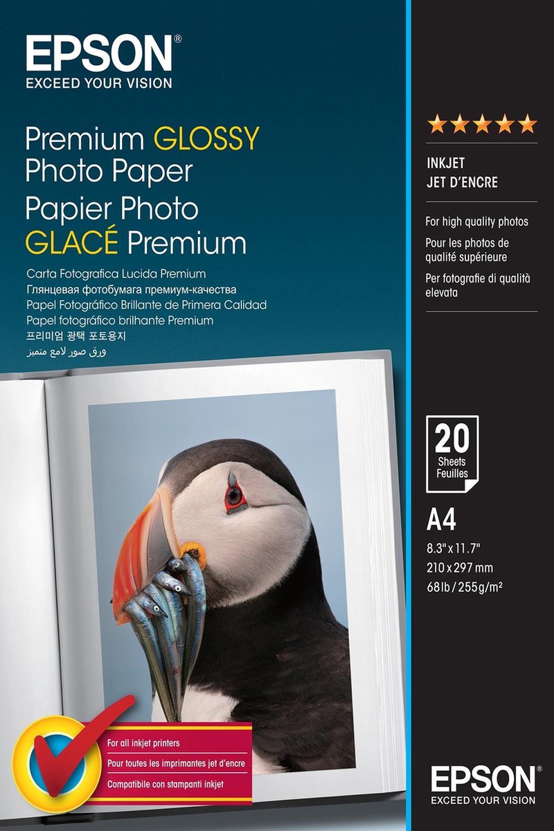 Epson , fotopapier premium a4 c13s041287