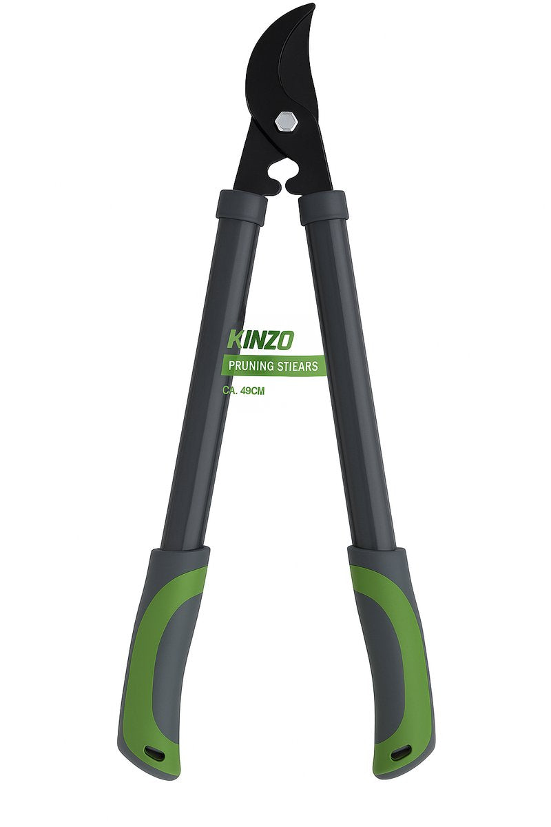 Kinzo snoeischaar telescopisch – tuinschaar met ergonomische handgreep – geschikt voor takken, struiken en heggen – tuingereedschap voor precisie snoeiwerk in de tuin