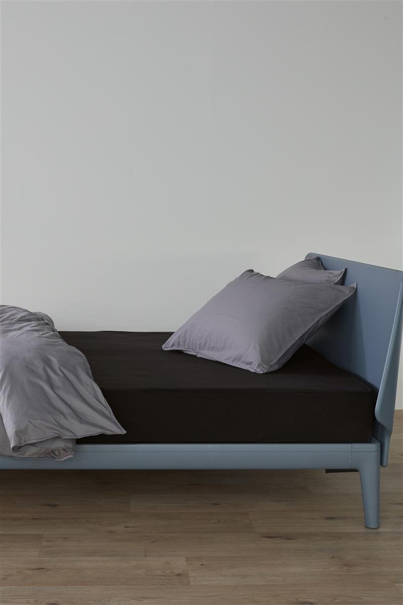 Beddinghouse - jersey - topper hoeslaken - 160x220 cm - zwart