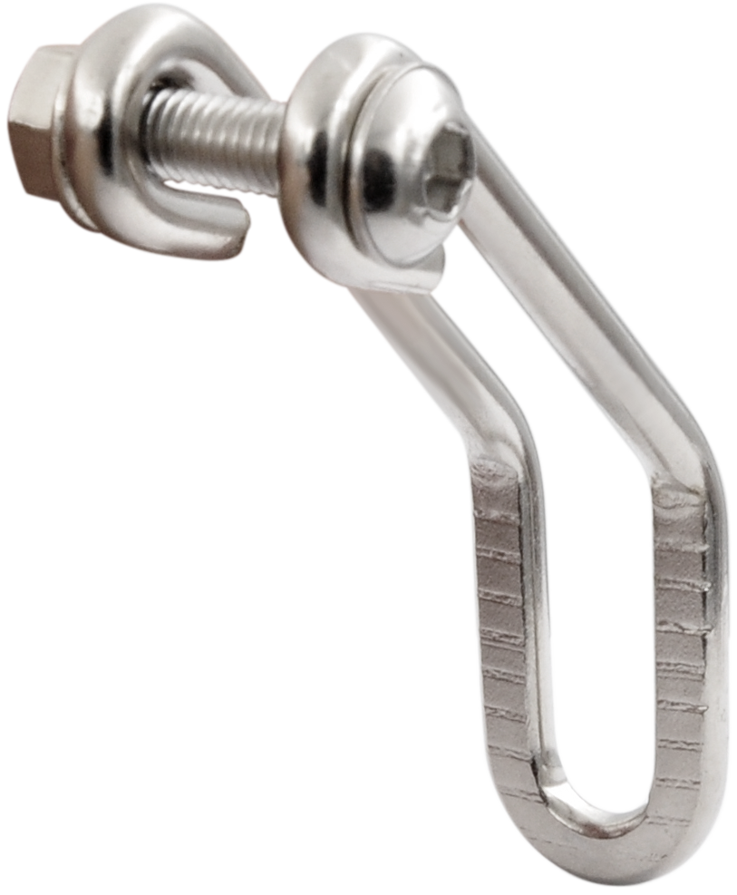 Edge Lamphaak City RVS op kroonbout