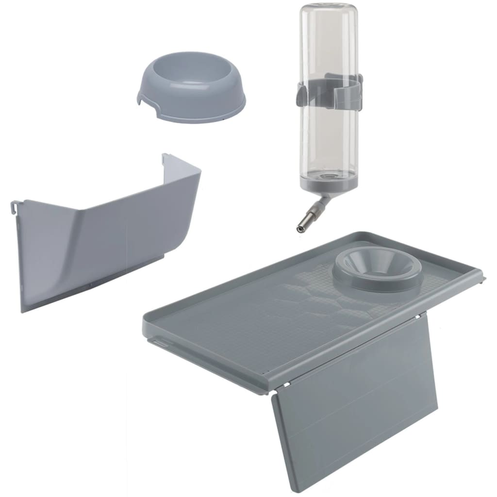 Ferplast Konijnenhok Schuur 80 78x48x65 cm rood