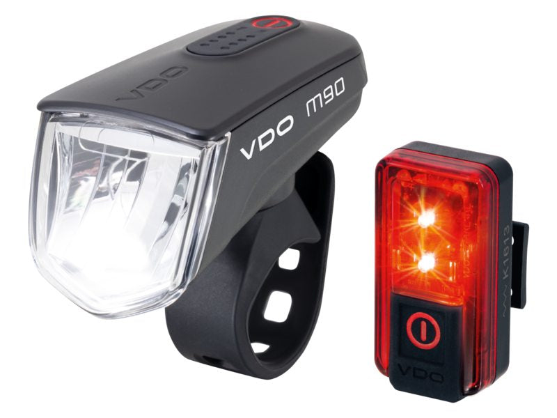 Verlichtingset VDO Eco Light M90 USB + ROOD PLUS USB