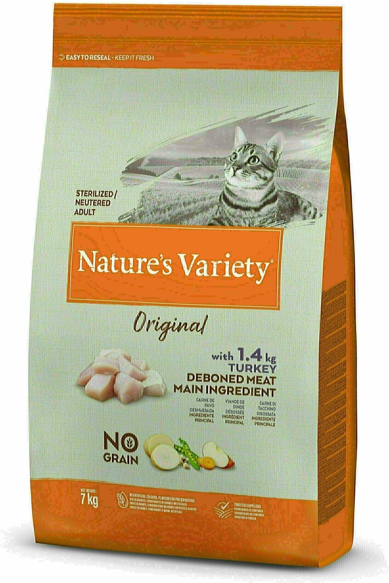 Natures Variety originele gesteriliseerde kalkoen zonder granen
