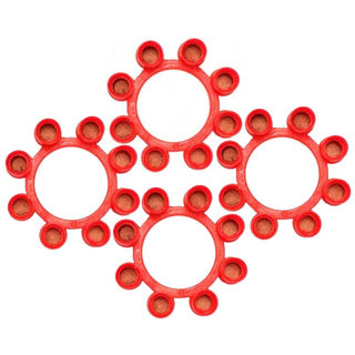 Johntoy klappertjes 8 schoten met 12 ringen op kaart