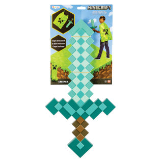 Disguise minecraft zwaard en cape set compleet