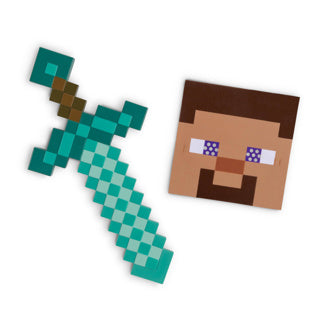 Disguise minecraft zwaard en masker set compleet