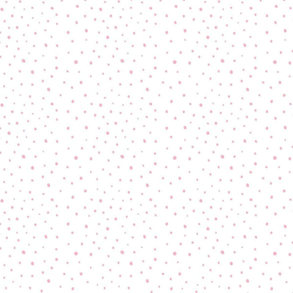 Noordwand noordwand behang baby confetti dots wit roze beige