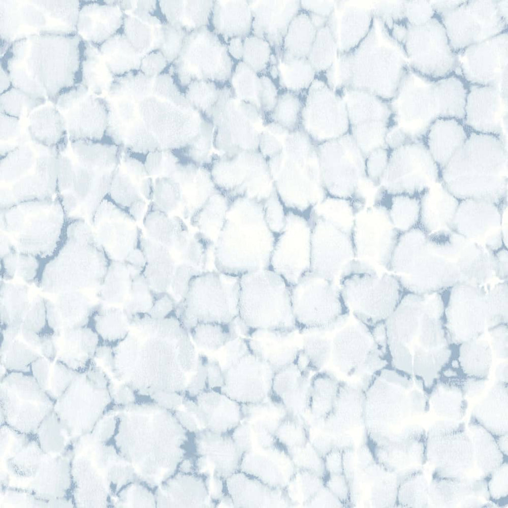Noordwand behang evergreen aquarellen wit en blauw