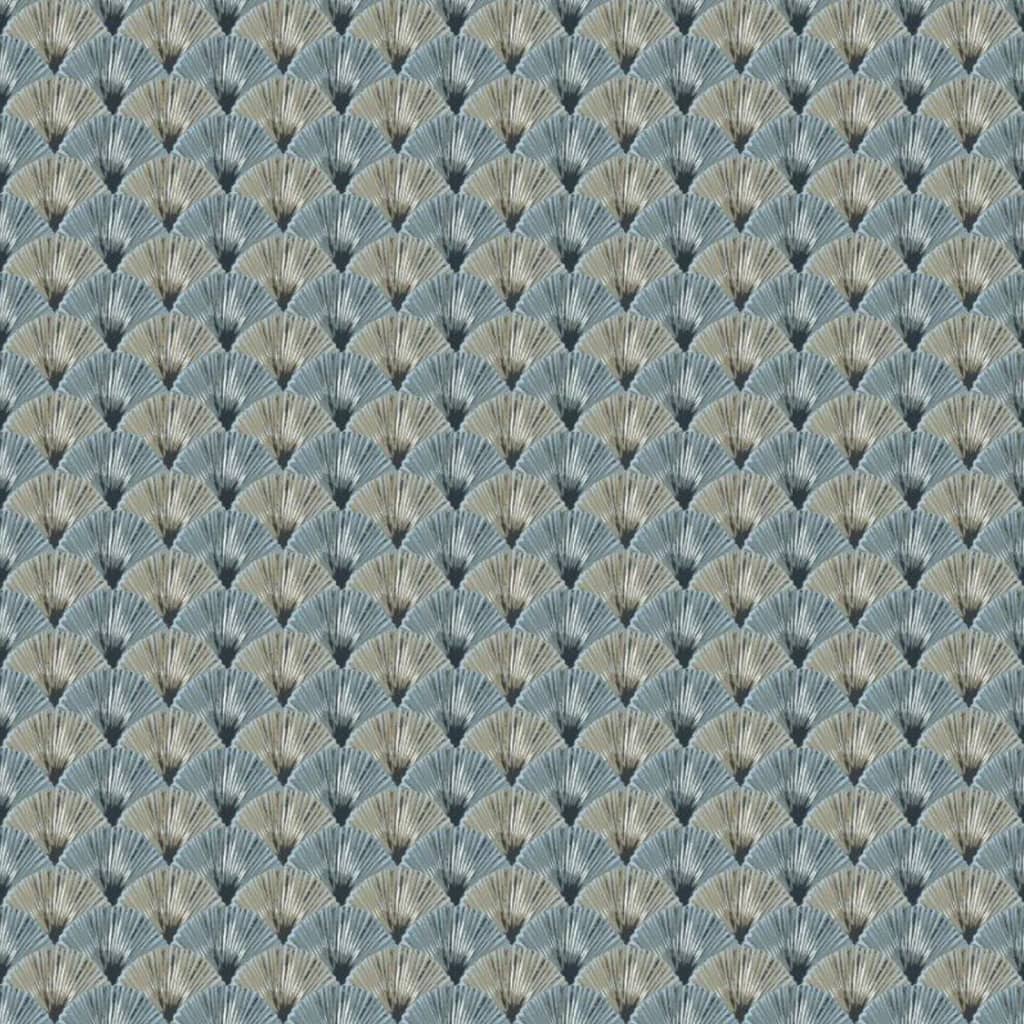 Noordwand behang topchic fans blauw