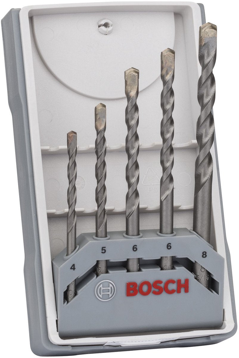 Bosch - 5-delige betonborenset cyl-3 4; 5; 6; 6; 8 mm