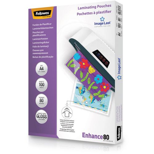 Lamineerhoezen fellowes a4 transparant