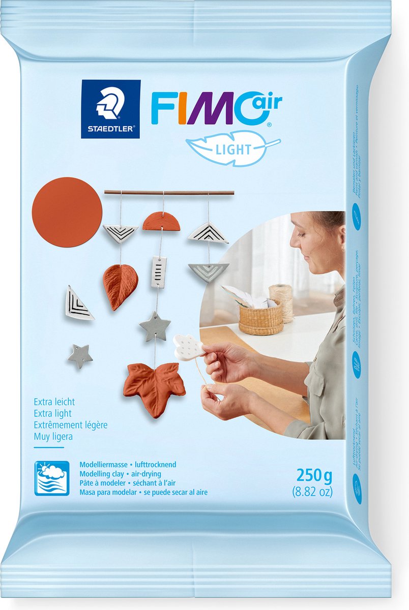 Fimo air light - luchtdrogende boetseerklei - 250g - terracotta