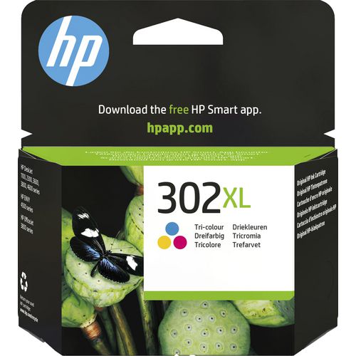 Inktcartridge hp 302xl f6u67ae kleur
