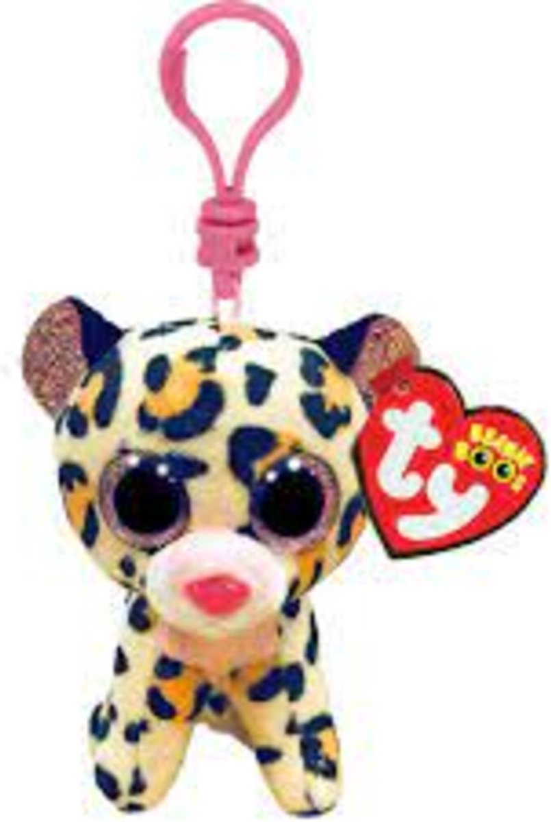 Ty Beanie Boo's Clip Livvie Luipaard, 7 cm