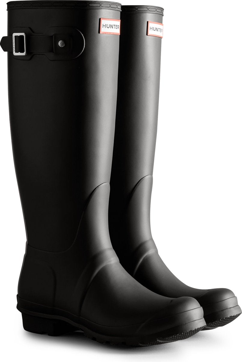 Hunter womens original tall tri colour logo backstrap boot dames regenlaarzen - maat 38