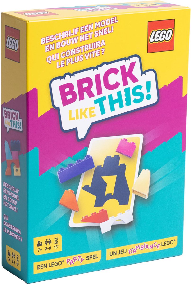 Lego ® brick like this! - nederlandstalig spel -partyspel - familiespel