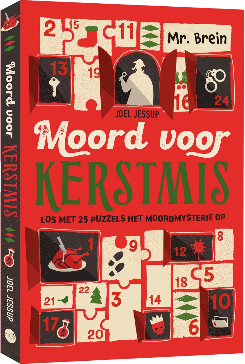 Mr. brein moord - kerstmis - puzzelboek