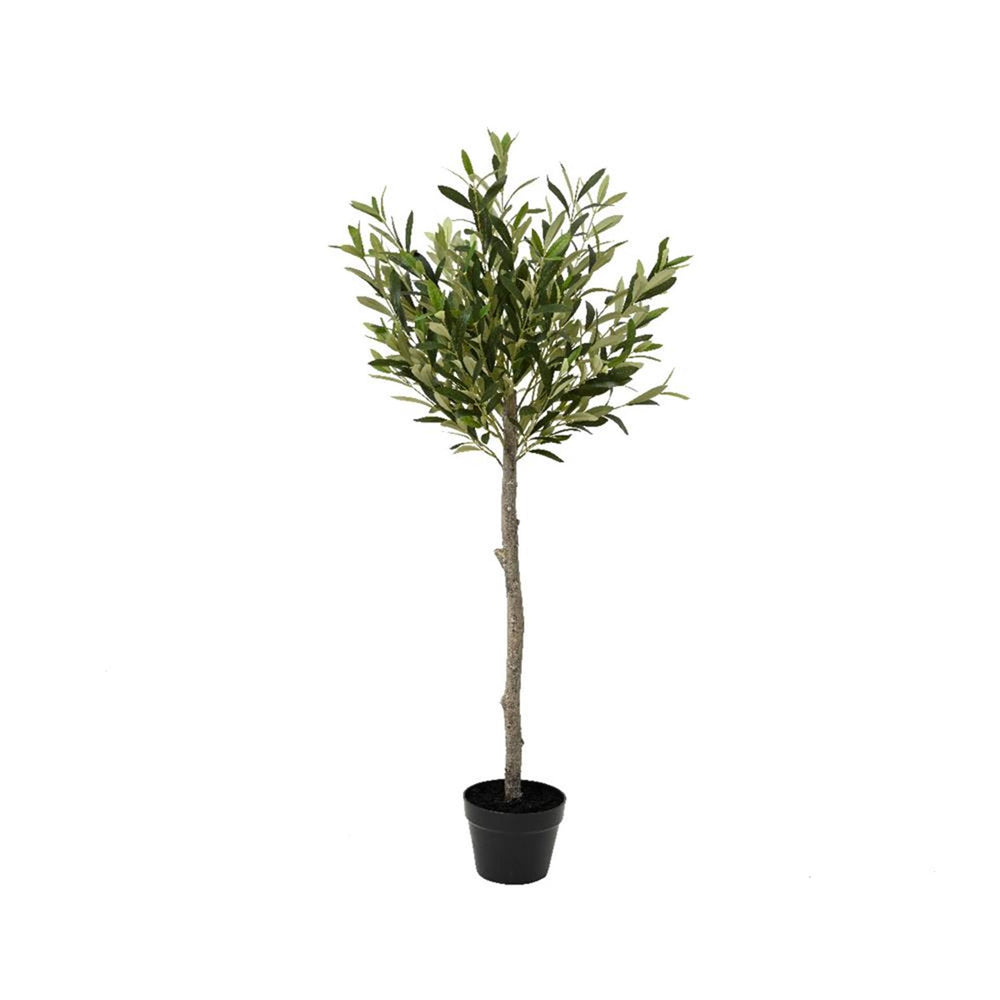 Decoris kunstboom olijfboom in pot 570 bladeren dia45x120cm groen