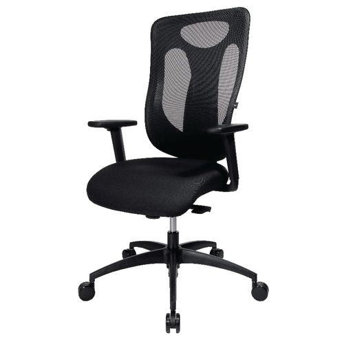 Operator stoel topstar soft pro 110 zwart mesh