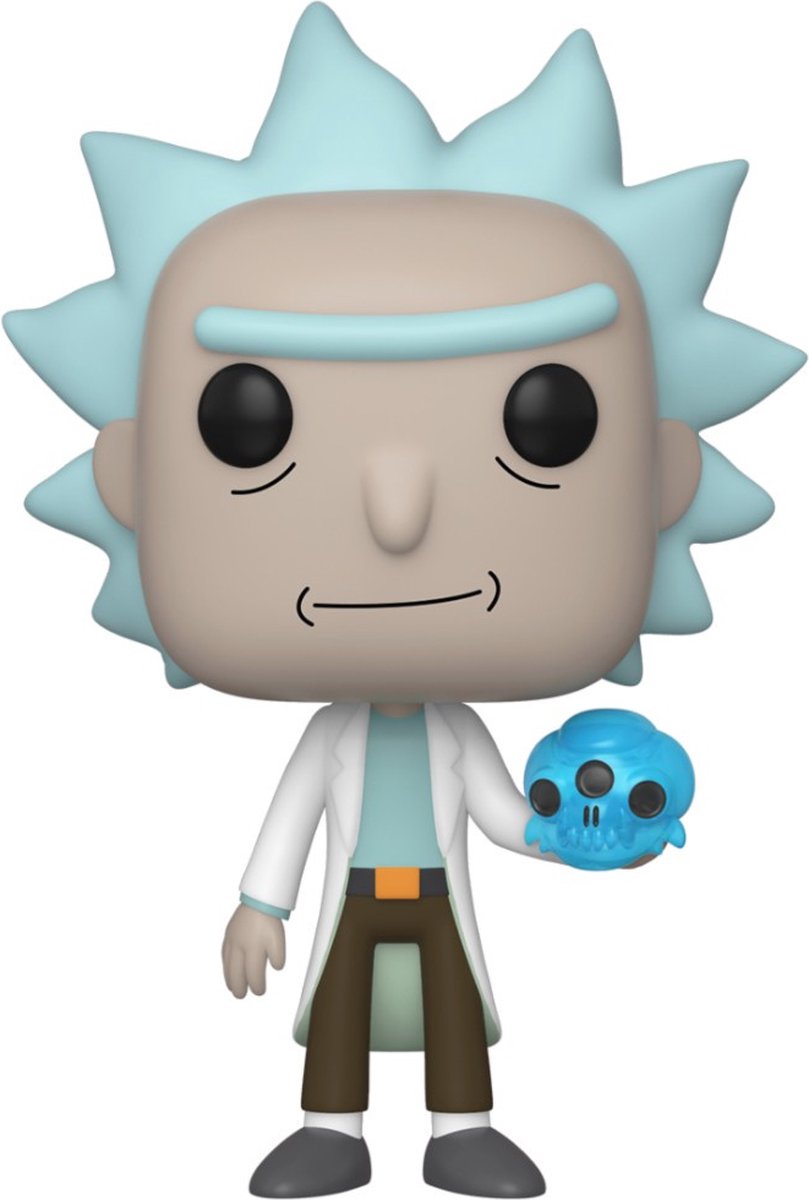 Funko pop rick and morty rick with crystal skull vinyl figure