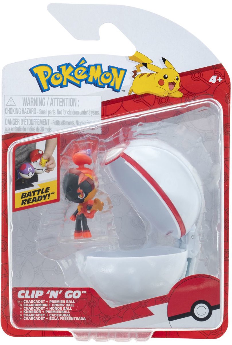 Pokémon clip 'n' go-charcadet