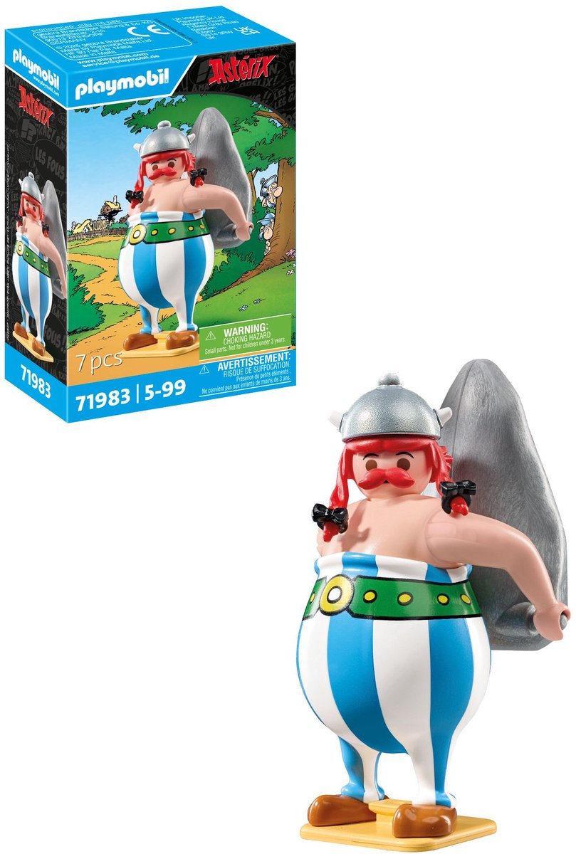 Playmobil 71983 obelix en zijn menhir, asterix, stripfiguren, vanaf 5 jaar