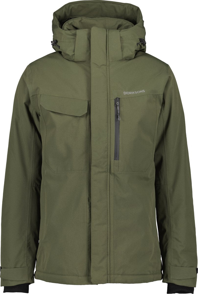 Didriksons stefan usx jkt heren outdoorjas - deep green