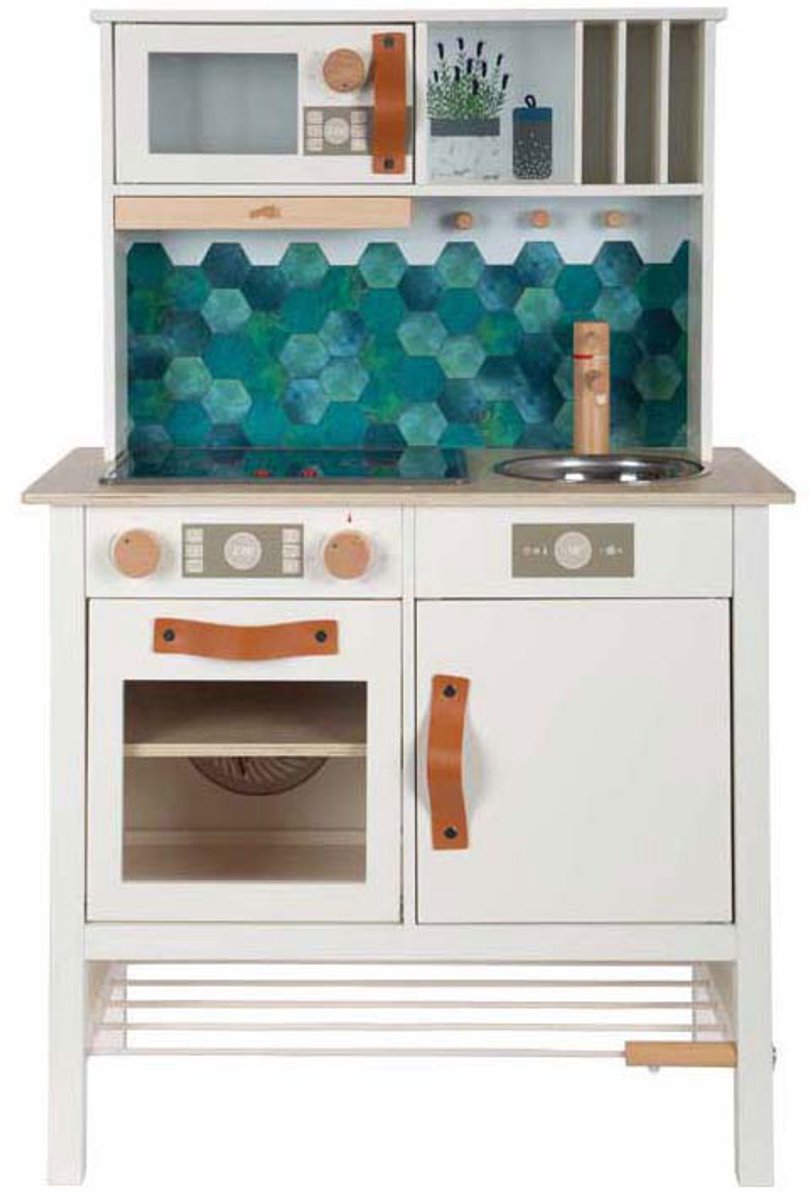 Small foot - houten speelkeuken lekker wit