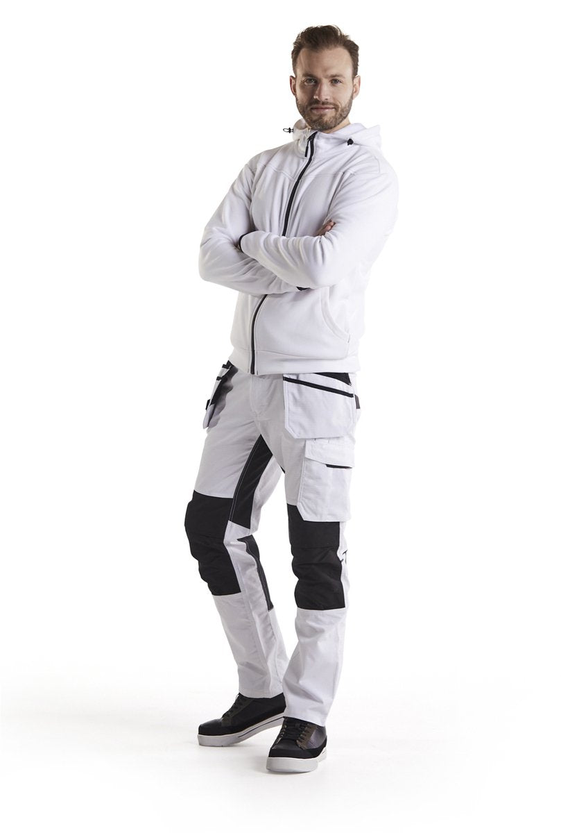 Blåkläder blaklader schilderswerkbroek stretch 1096-1330 - mannen - wit donkergrijs - 48