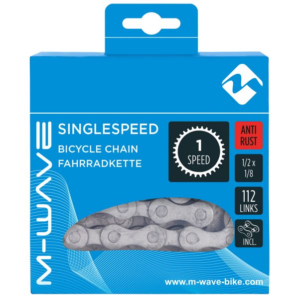 chaîne 1 2 x 1 8 pouces 112 maillons 1S argent antirouille