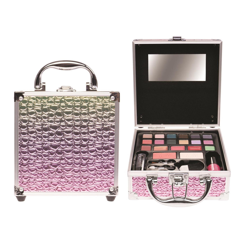 Casuelle make-up koffer rainbow glitter